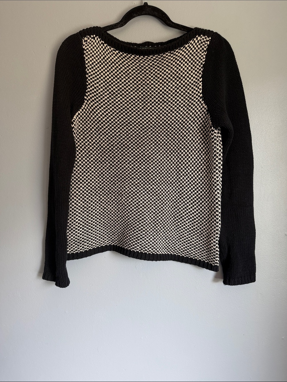 Lauren Ralph Lauren Birdseye Colorblock Knit Pullover Sweater PL